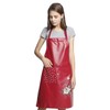 SEIFINI Premium PU Kitchen Aprons for Women with Pocket, Oil