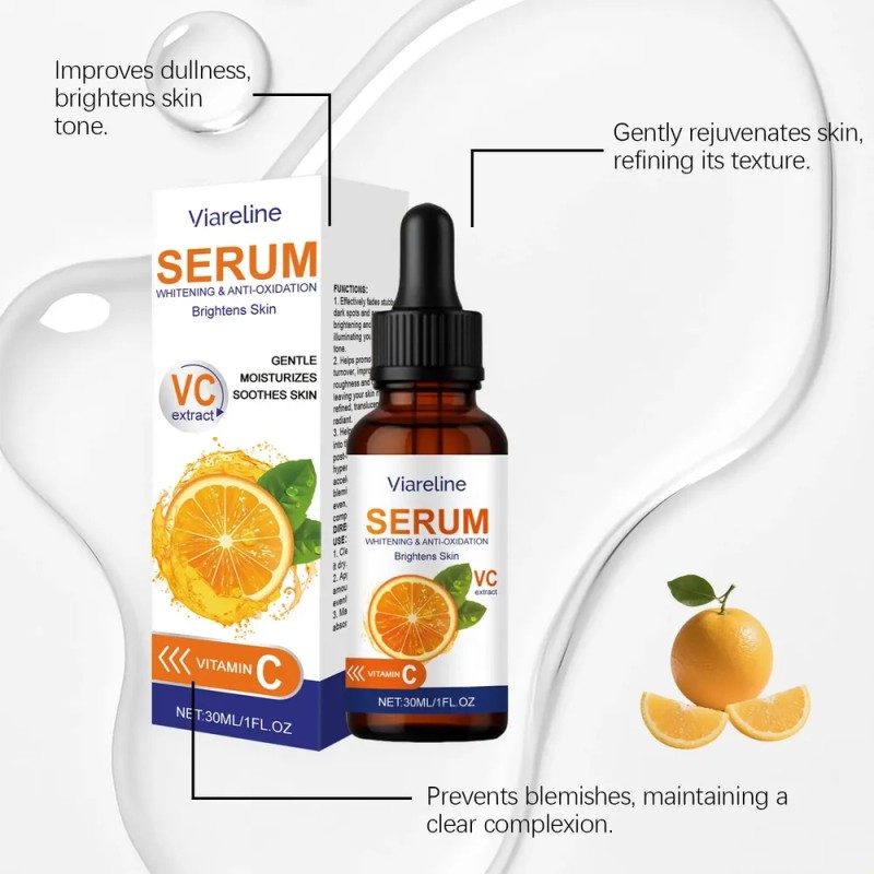 Práctico Sérum Iluminador Con Vitamina C Viareline