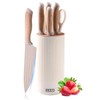 Knife Set, 6 Piece Chef Knife Set for Kitchen, Cooking