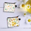 Fubuuf 6 Stück Portemonnaie Damen Klein, Blumen Design Mini Geldbörse