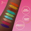 Juvia's Place Palette The Zulu - Turquoise, Red, Purple, Shades