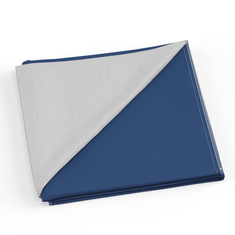 Medline Sofnit 300, Pack of 4 Large Washable Blue Underpads,