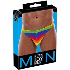Svenjoyment Herren Rio String, Regenbogen, L