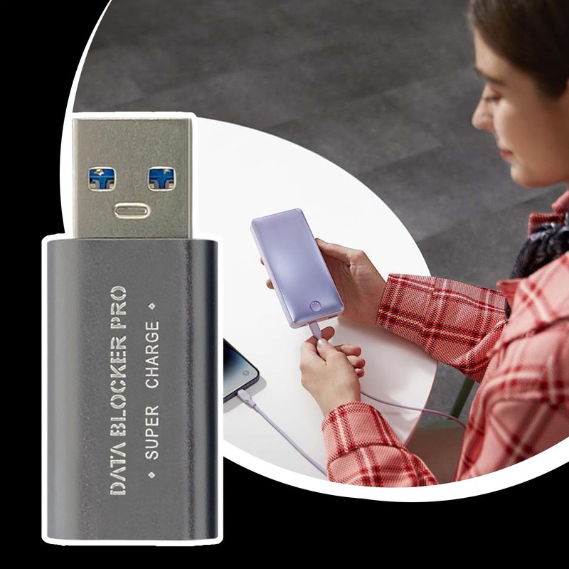 USB Blocker | Long-Lasting USB C Data Blocker | Safe