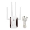 WiFi Range Extender 300Mbps 4 Antennas Wireless Signal Repeater Amplifier