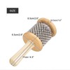Wooden Hand Shaker Cabasa Percussion Instrument Small Size for Student