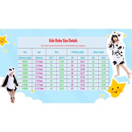 CuteOn Girls Bathrobe Kids Gifts for Toddler Boys Robe Axolotl Size 11-13T