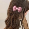 Pink Hair Bow Clip, Red Bow Hair Clip Hair Bows