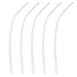 Ashika Medi C10090 Soft Silicone Straws, Pack of 5, Replacement Straws