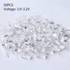ProCircFix 50 Pcs 10mm White LED Diodes, High Brightness F10