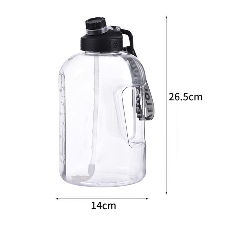 2200ml Water Bottle Jug High Temperature Resistant Plastic Water Bottle