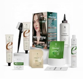 B Life Naturetone Tinte Permanente Sin Amoníaco | Castaño Oscuro 3.0 | con Aceite de Argán y Jojoba | Suave para el Cuero Cabelludo