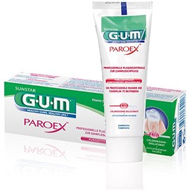 GUM Paroex Gel Toothpaste 75 ml, Pack of 6 (6 x 75 ml)