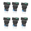 25PCS Push Button Switch with Light 16mm Square Self Locking