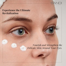 Bandi - Eye Cream with Retinol for Teenagers Skin Wrinkles Fine Lines Dry Saggy Skin Buriti Oil Glycerine Shea Butter Vitamins a c e for Radiant Elastic Skin