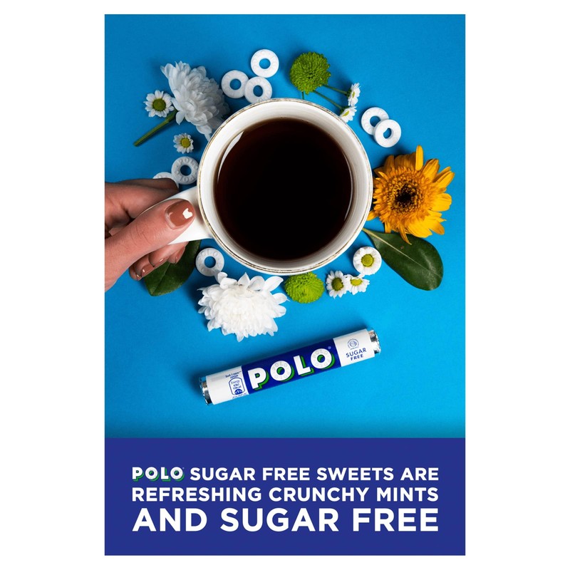 Polo Sugar Free Mint Tube Multipack, 4 x 33.4 g