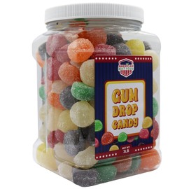American Best Food Gum Drop Candy In Jar (3 LB)