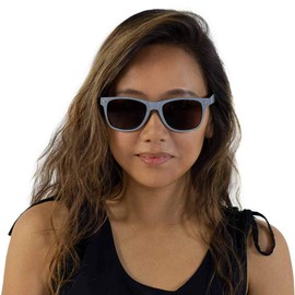 VITENZI Bifocal Sunglasses for Men and Women Classic Reading Sun Tinted Glasses with Readers - Rimini in Gray 2.50