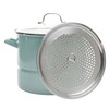Kenmore Broadway Steamer Stock Pot with Insert and Lid, 16-Quart,