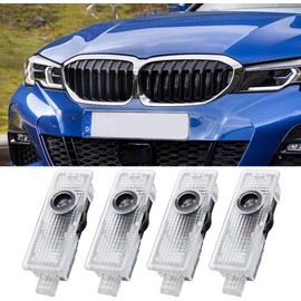 Car Door Light Projector Door Lighting for 1 2 3 4 5 6 7 Series X1 X2 X3 X4 X6 M GT Series, Car Door Projector for Logo, Door Projectors Entry Lighting, Underbody Lighting Car Accessories (Pack of 4)