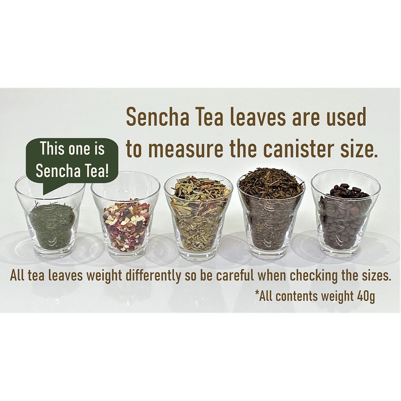 KOTODO Silver Tea Tin Canister (Wide type 5.3oz (150g))