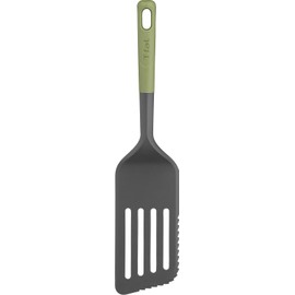 Tefal K28311 Kitchen Tool, Long Turner, Cut, 2-Way Essential 2-in-1 Cutting Long Turner