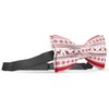 KAWAMOUSE Adjustable Pre-tied bow tie for toddler Boys (Christmas Winter