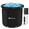 Yesker 126 Gal Ice Bath Tub with Air Ring, Portable
