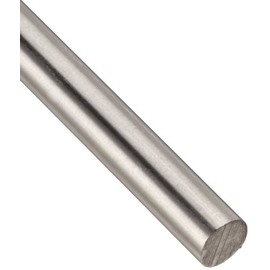 316 Stainless Steel Round Bar, Unpolished (Mill) Finish, Annealed, AMS 5648, 0.375" Diameter, 24" Length, OnlineMetals