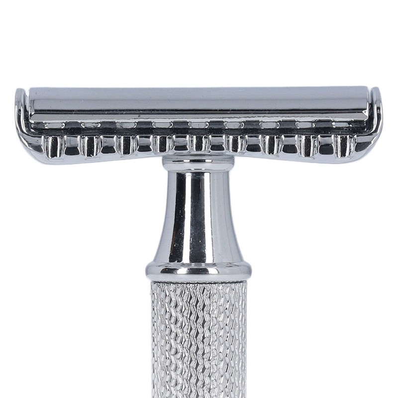 Double Edge Safety Trimmer Washable Zinc Alloy Manual Clipper Handle