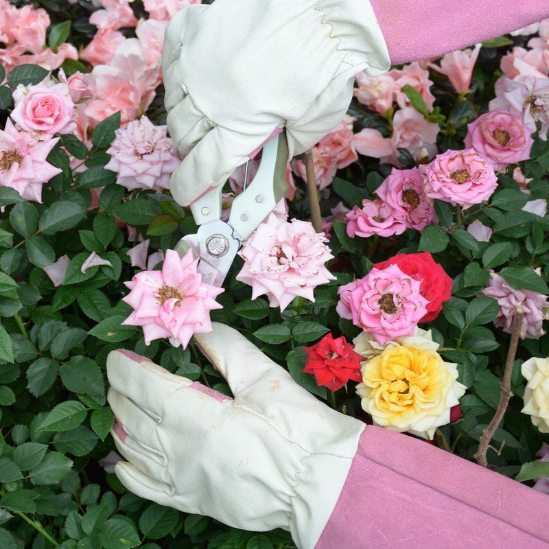 HANDLANDY Long Rose Pruning Gardening Gloves for Men & Women,