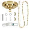 Heavy Duty Light Fixture Canopy Kit, 5.3 Inches Diameter &