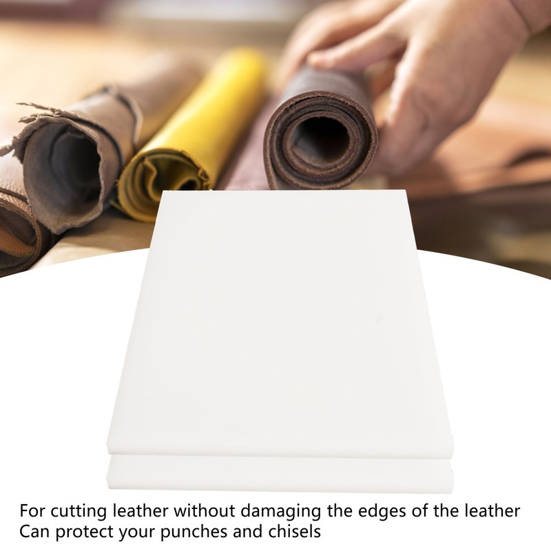 2pcs Leather Craft Punching Pad DIY Handcraft Cushioning Effect 5.9x7.9in