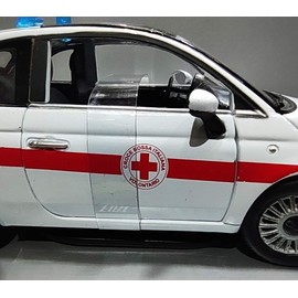 NewRay Croce Rossa Ital Fiat Cinquecento Red Cross Italiana Voluntary 1:24 Model