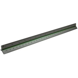 Rumold 195DIN30 Triangular Mass – Ruler 30 cm Aluminium