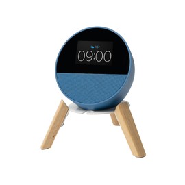 shinar Speaker Mounts Compatible with Echo Spot 2024/echo 4 gen.Stands for Spot/Hoempod Mini Table Stand Holder with Integrated Cable Management Better Sound (White)