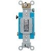 Leviton Toggle Pilot Light Switch, 1201-PLC, Clear