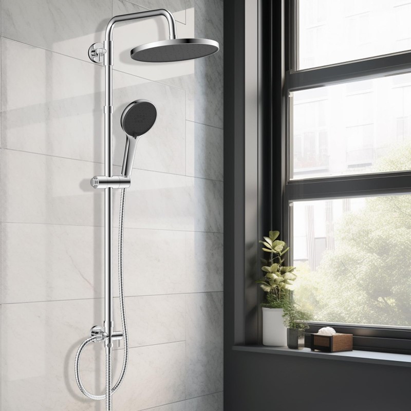 Hibbent Shower Head Holder Replacement - Universal Adjustable Hand Shower
