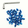 ONIPAX Bicycle Pedal Bolts M4x7mm 40pcs/Bag with 1 Wrench