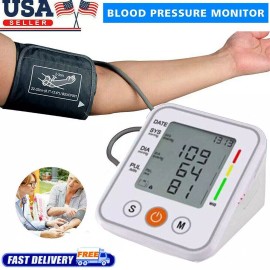 Bluestone Upper Arm Blood Pressure Monitor Digital BP Cuff Machine Automatic Pulse Meter