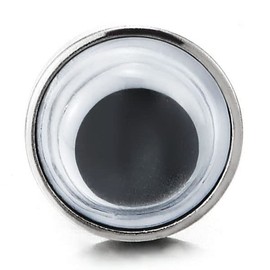 9MM Googly Eyes Stud Earrings for Men Women, Stainless Steel 2pcs(CA)