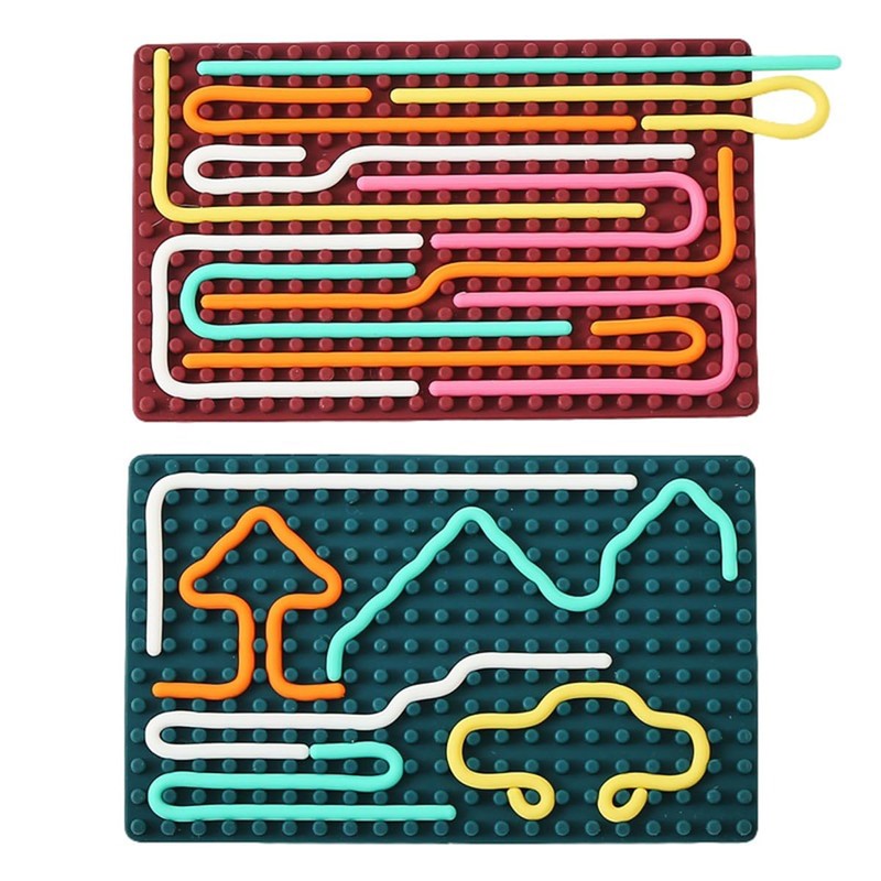 Sensory Activity Board, Reversible Design Children's Busy Board, Travel Activities