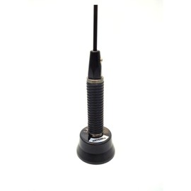 NMOWBQB - Pulse Larsen 150-170 Mhz Wide Band Quarter Wave w Spring - Black - Overall Length 20", Antenna Only. NMO Mounting Sold Separately.