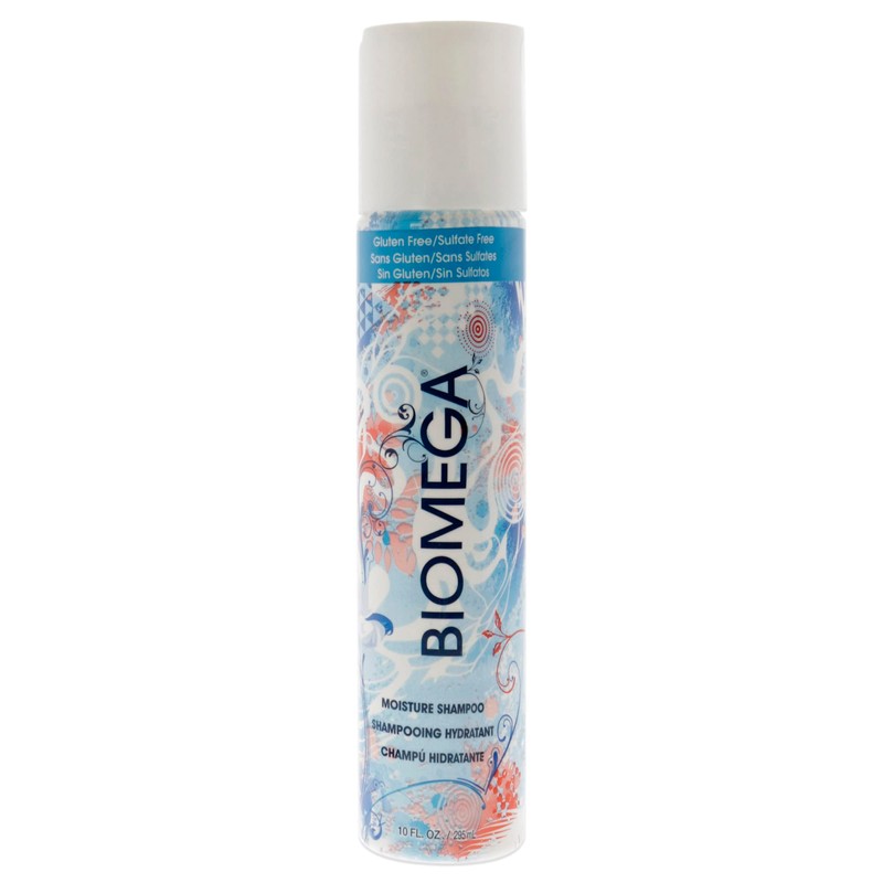 BIOMEGA Moisture Shampoo, 10 Oz, Creates Fuller Volume, Hydrating Formula
