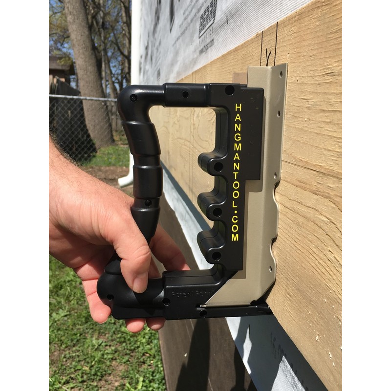 HangEmFast Metal Joist Hanger Installation Jig - Lightweight Durable Ergonomic