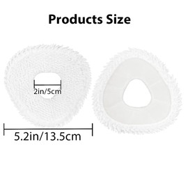 Ytaland 6 Pack Replacement Mop Pads for Narwal Freo X Ultra / J4 / J4 Lite Robot Vacuum Cleaner Accessories, Washable Mopping Pad