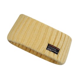 Croogo Headbands Winter Ear Muffs Warm Head Wrap Ear Warmers Knit Head bands Hair Band Knitted Headband Turban,Yellow-FD05