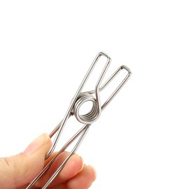 Leadigol Clothes Pegs Metal Sealing Clip Drying Hanger Household Washing for Coat Pants Laundry File Clip
