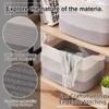 OIAHOMY Cotton Rope Storage Basket for Shelves, Baskets for Organizing,