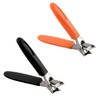 Pack of 2 Oblique Nail Clippers with Collection Container, Ergonomic